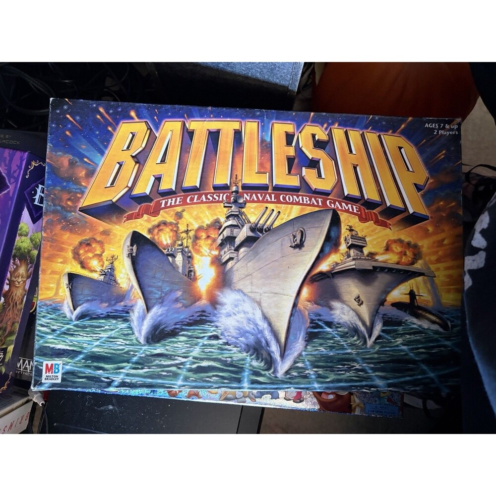 MIlton Bradley Battleship Board Game - Complete - Classic Naval Combat Game